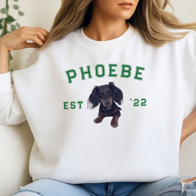 Sweatshirt Portrait personnalisé pour animaux de compagnie et (We love our pets! Why not wear them on our favorite cozy sweatshirt?)