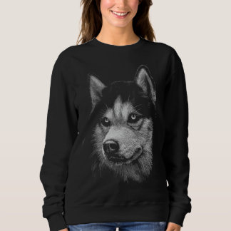 Sweatshirt Portrait sibérien Husky 5
