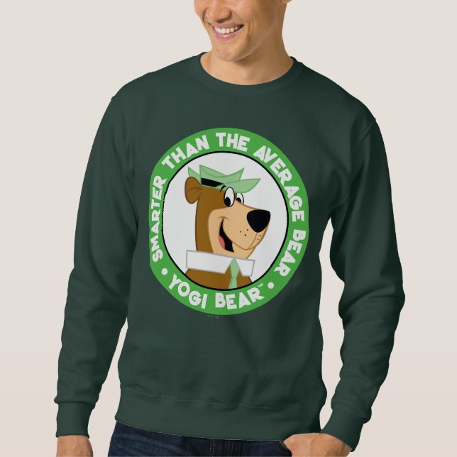 Sweatshirt Portrait souriant de l'ours de Yogi (Devant)