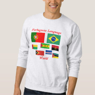 Sweatshirt portugais du monde de langue