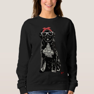 Sweatshirt Portugais Water Chien Maman Retro Mothers Day Cart