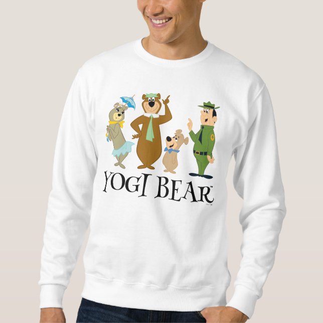 Sweatshirt Pose classique Yogi Bear and Friends (Devant)