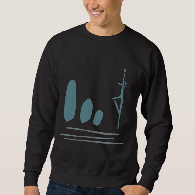 Sweatshirt Pose de yoga (Devant)