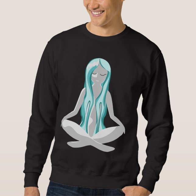 Sweatshirt Pose de yoga 61 (Devant)