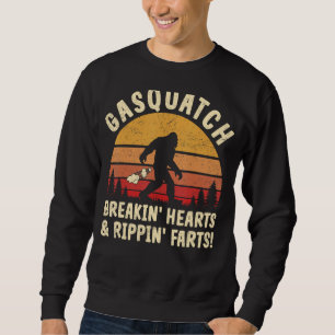 Sweatshirt Poser Le Pied Bigfoot Briser Les Coeurs Et Élimine