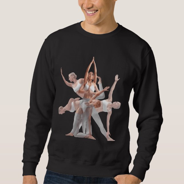 Sweatshirt Poses de yoga 65 (Devant)