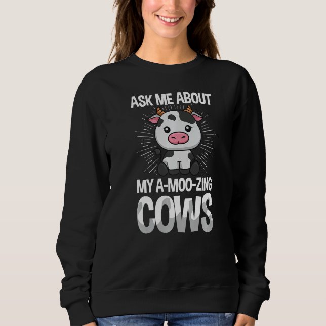Sweatshirt Posez-moi des questions sur mon chatouillement de  (Devant)