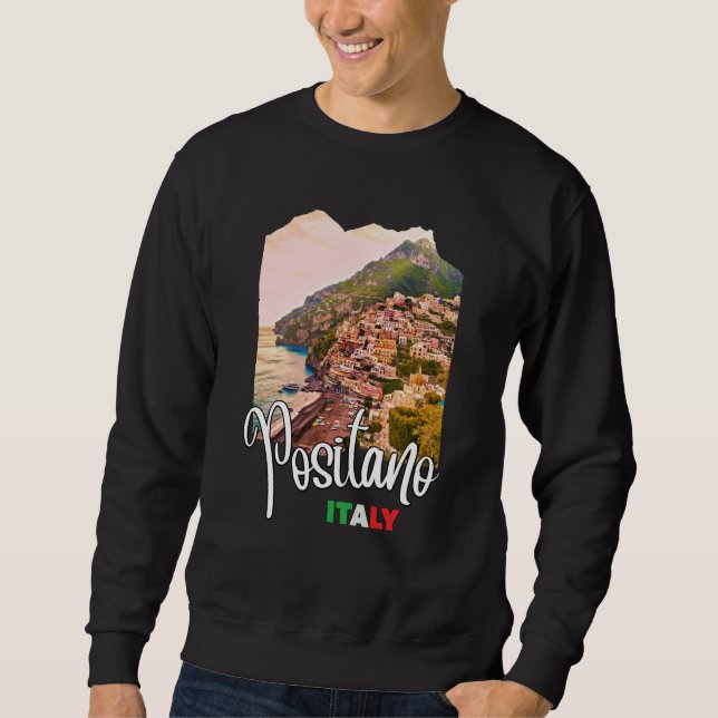 Sweatshirt Positano Amalfi Coast  1 (Devant)
