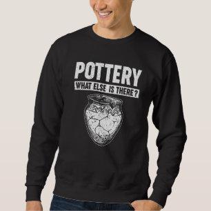 Sweatshirt Poterie vintage Ce Qui Reste Il Y A Céramique Pott