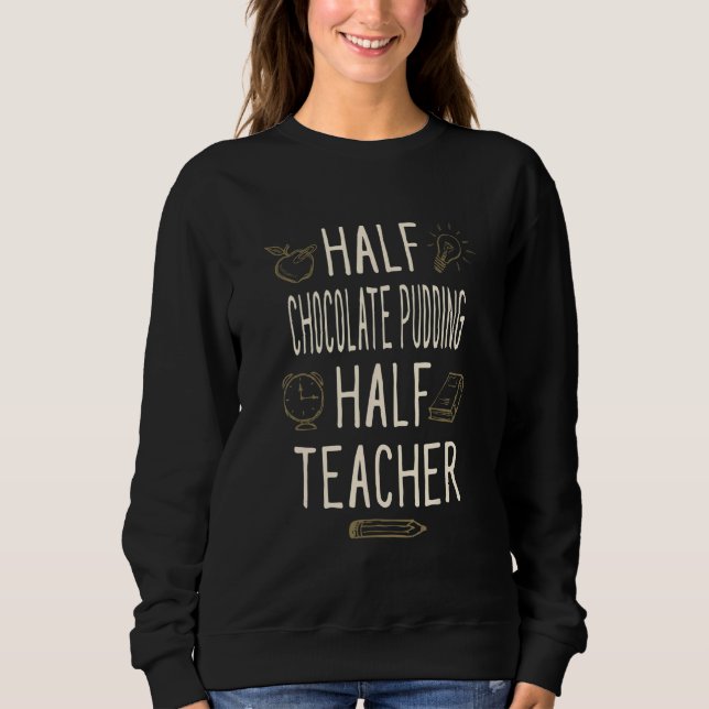Sweatshirt Pouding au Chocolat Demi Professeur Hu (Devant)