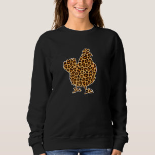 Sweatshirt Poulet Animaux Posters de animaux Leopard Girls Fe