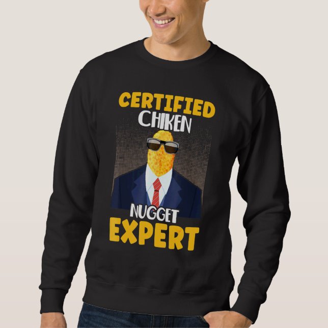 Sweatshirt Poulet Certifié Nugget Expert Snacks de paniers-re (Devant)
