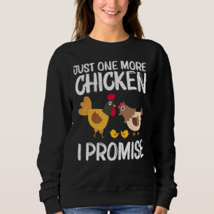 Sweatshirt Poulet Cool Pour Hommes Femmes Coq Poule Poussins