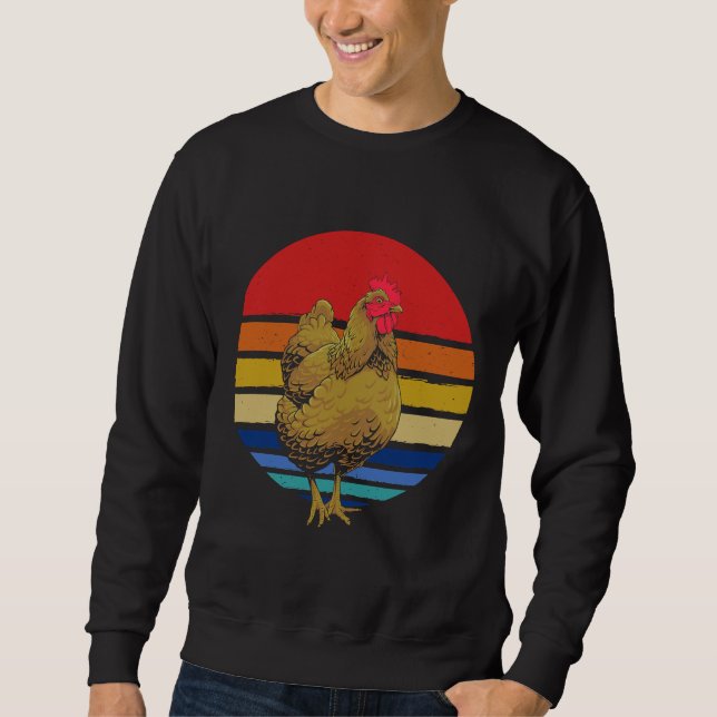 Sweatshirt Poulet de ferme (Devant)