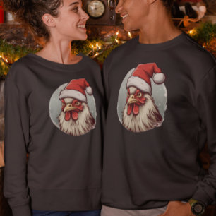 Sweatshirt Poulet de Noël