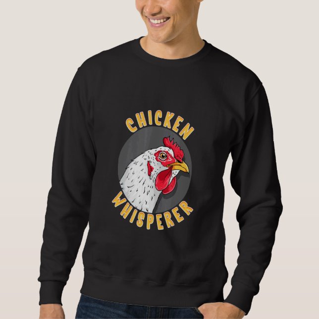 Sweatshirt Poulet de poulet à Whisperer (Devant)