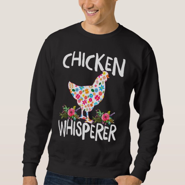 Sweatshirt Poulet De Poulet De Poulet Pour Les Agriculteurs (Devant)