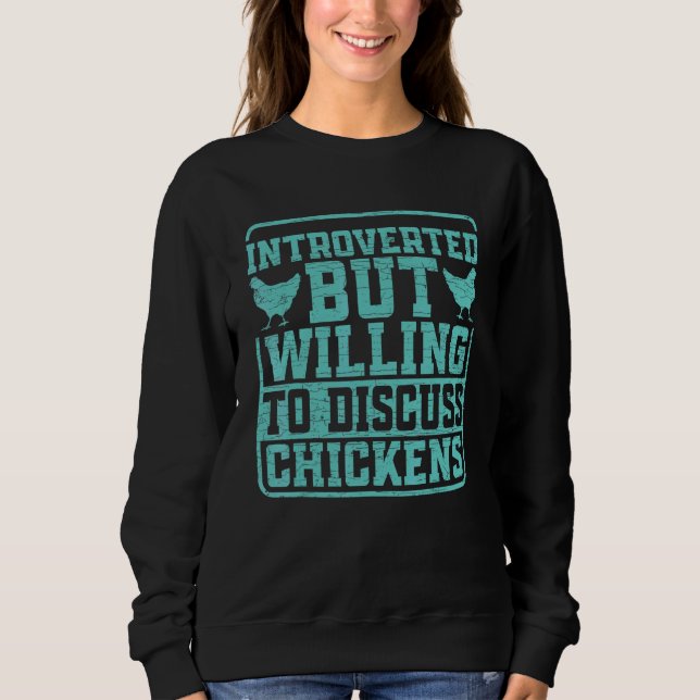 Sweatshirt Poulet d'élevage (Devant)