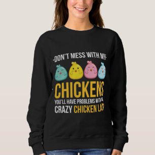 Sweatshirt Poulet fou L