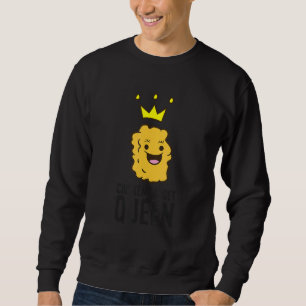 Sweatshirt Poulet Nugget Queen Funny Poulet Nuggets Couple