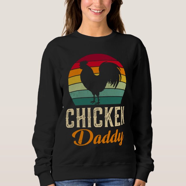 Sweatshirt poulet papa 24 (Devant)