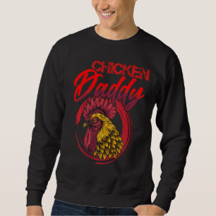 Sweatshirt Poulet papa Poulet Papa Poulet Agricole Volaille A