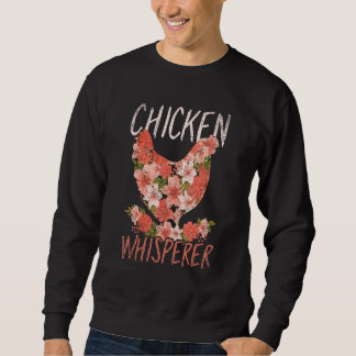 Sweatshirt Poulet Whisperer de poulet Fermières Femmes Poulet