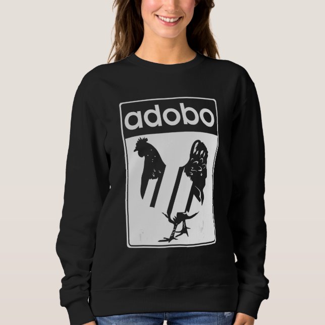Sweatshirt Poulets Adobo Aliments philippins Philippines Adob (Devant)