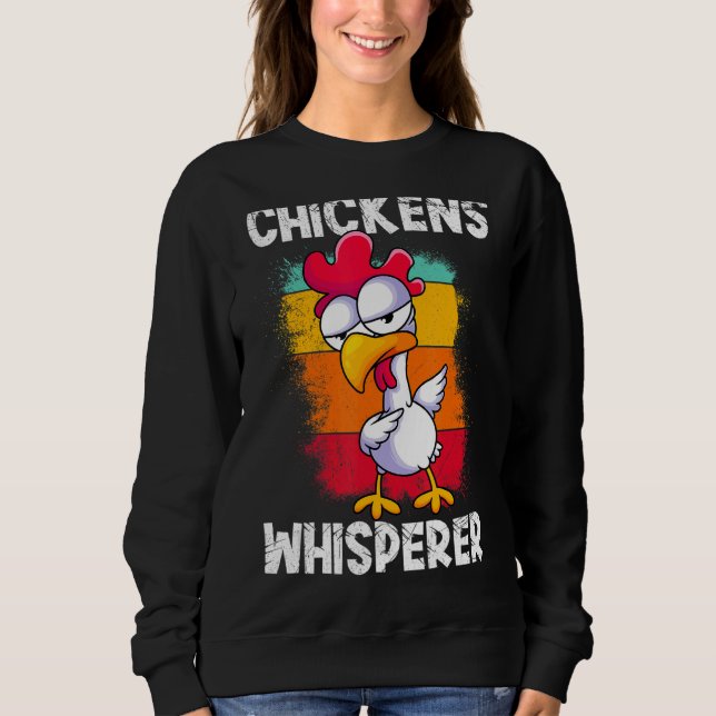 Sweatshirt Poulets Whisperer Agricole Poulet (Devant)