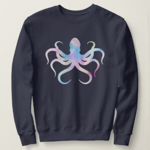 Sweatshirt Poulpe à l'aquarelle