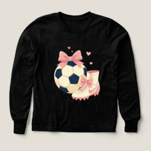 Sweatshirt pour amoureuse de football coquette