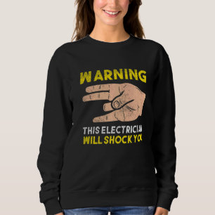 Sweatshirt Pour Electriciens Cable Ampere Electrique