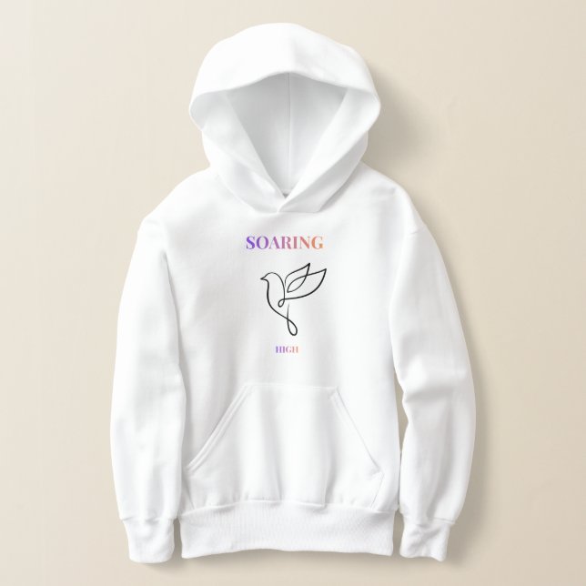 Sweatshirt pour enfants Dove Volant Haut Inspirant (Poser)