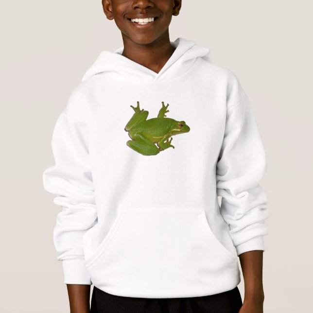 Sweatshirt pour enfants Green Treefrog (Devant)