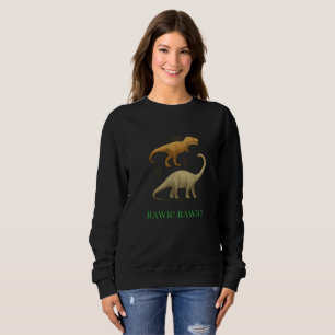 Sweatshirt pour femmes - J'aime les dinosaures