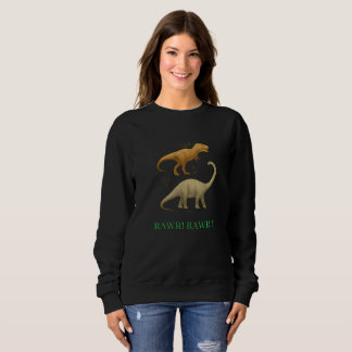 Sweatshirt pour femmes - J'aime les dinosaures