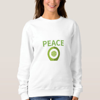 Sweatshirt Pour la paix de la terre.