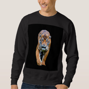 Sweatshirt Pour Lui Marcher Tigre Modèle Moderne Hommes de ba