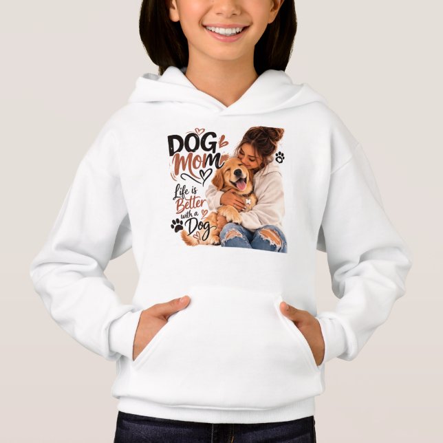 Sweatshirt pour maman chien pour femmes | Pull-ove (Devant)