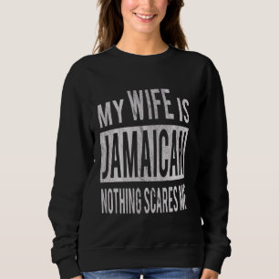 Sweatshirt Pour Meilleur Mari De Jamaïcaine Femme Jamaïcaine