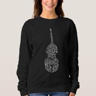 Sweatshirt pour violoncellistes musicien violon violoncelle