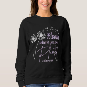 Sweatshirt Pourpre Pour Les Enfants Militaires Mois De L'Armé