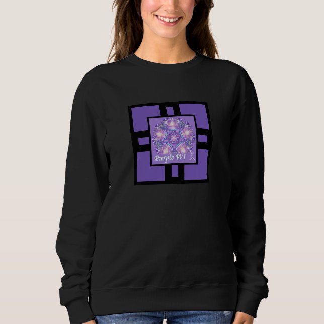 Sweatshirt Pourpre W1 (Devant)