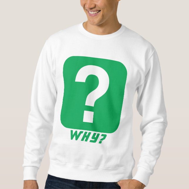 Sweatshirt Pourquoi Interroger Mark Monogramme (Devant)