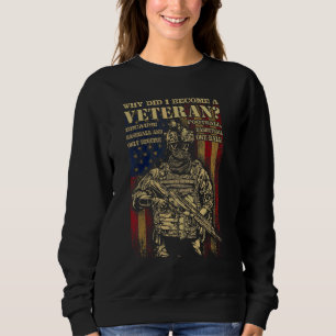 Sweatshirt Pourquoi suis-je devenu un vétéran à cause du foot