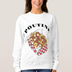 Sweatshirt Poutine Québec Canada Aliments canadiens Fries fra