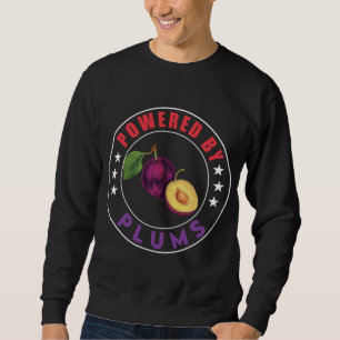 Sweatshirt Powered By Plums Design Amour Fruits