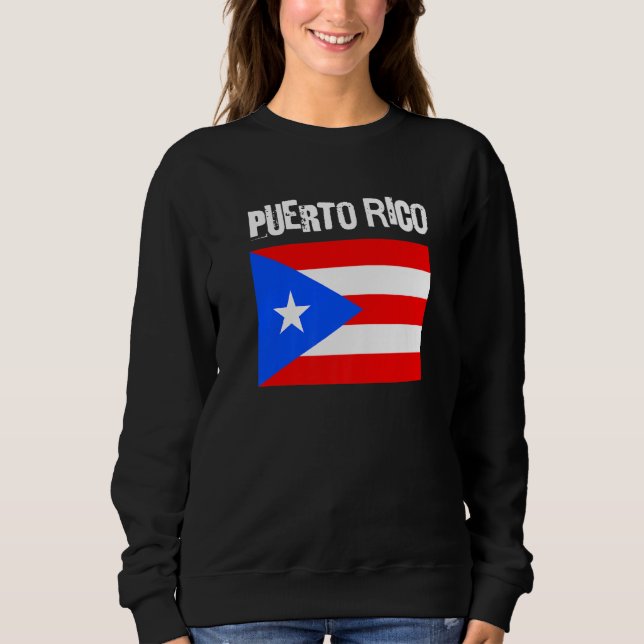 Sweatshirt PR Hispanic Heritage Puerto Rico Souvenirs Puerto  (Devant)