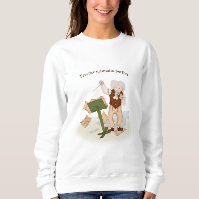 Sweatshirt Pratique Maintient Parfait Beethoven Dirigeant Sw (Devant)