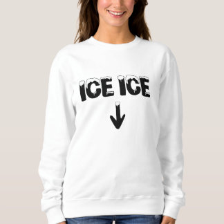 Sweatshirt Pregnancy Sweatshirt, Ice Ice Baby Sweater, Pregna